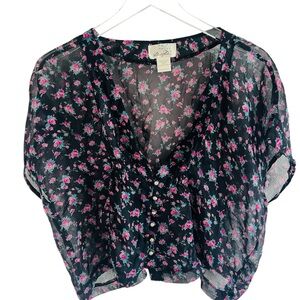Liberty Love Floral Sheer Top